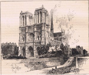 Notre Dame, Parijs door Herbert Railton